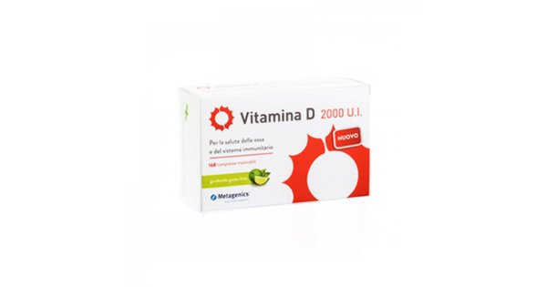 VITAMINA D 2000 U I 168 Compresse Masticabili